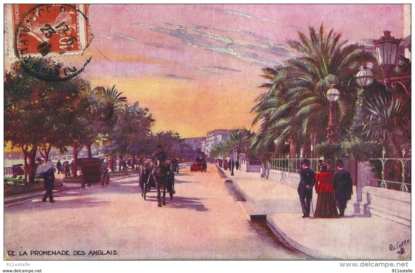 06  Oilette , NICE - Promenade Des Anglais , 1 Coupure   ( Oilette ) - Tuck, Raphael