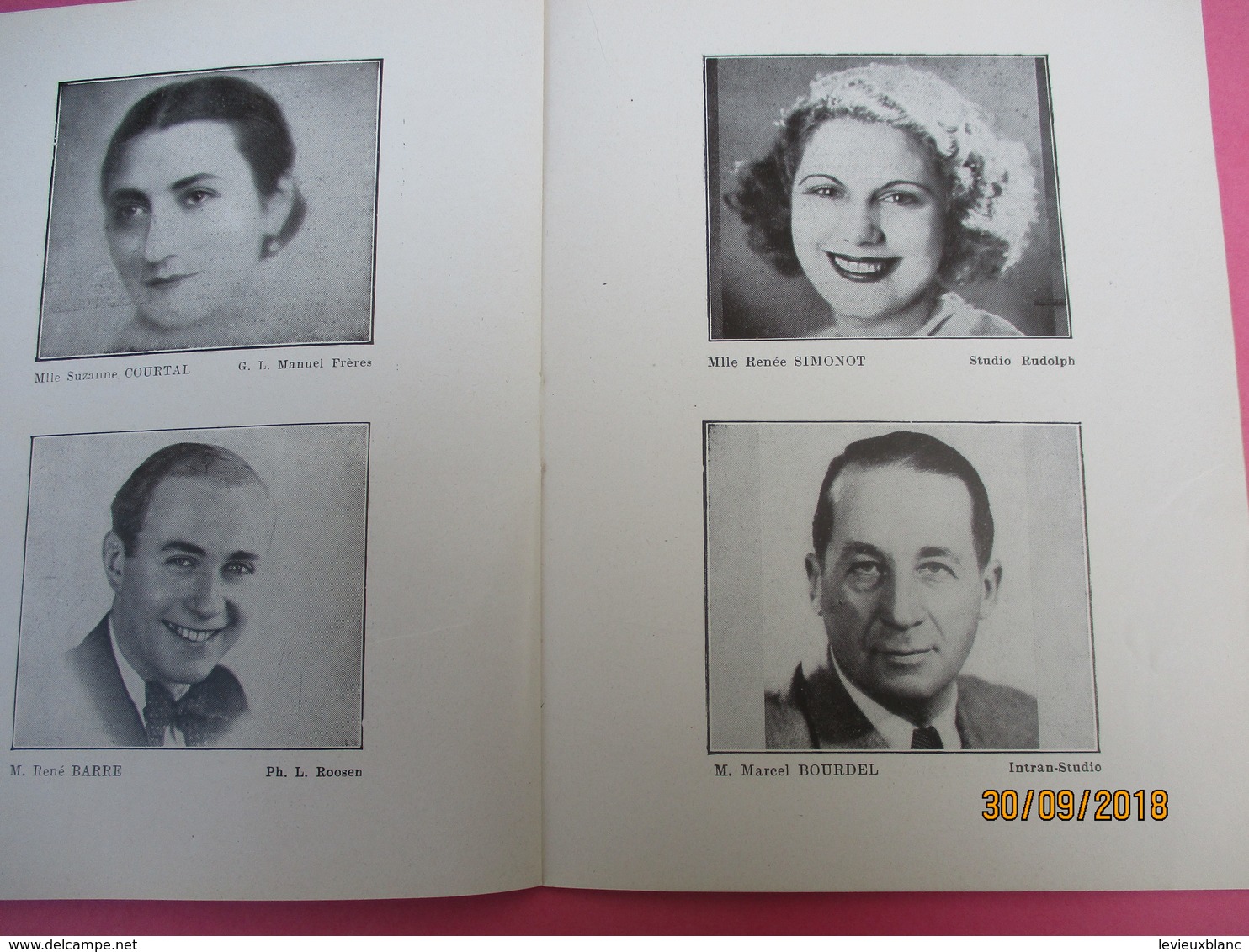 Théatre National De L'Odéon/Paul Abram/La Dame De Chez Maxim/Georges Feydeau/Prima 4 Sport Renault/1939       PROG196 - Programma's