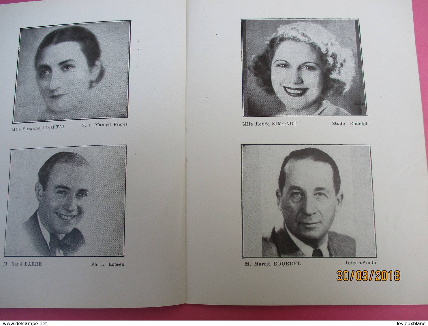 Théatre National De L'Odéon/Paul Abram/La Dame De Chez Maxim/Georges Feydeau/Prima 4 Sport Renault/1939       PROG196 - Programmes