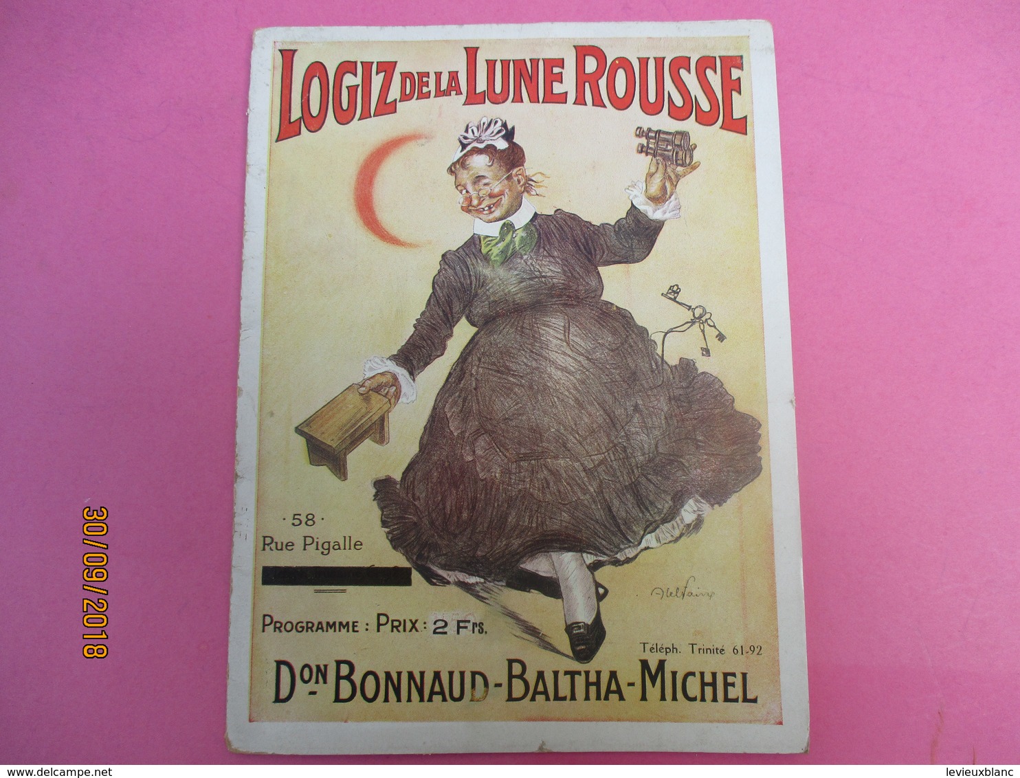 Théatre/ Logiz De La Lune Rousse/Bonnaud-Baltha-Michel/à La LOYAL/ Léon Michel/Sarvil- Moyne -Dac/Vers 1932      PROG197 - Programmes