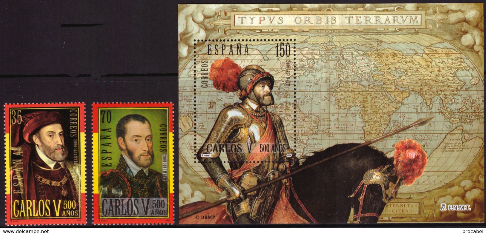 Belgium 2887/88** Charles Quint Espagne  MNH - Neufs