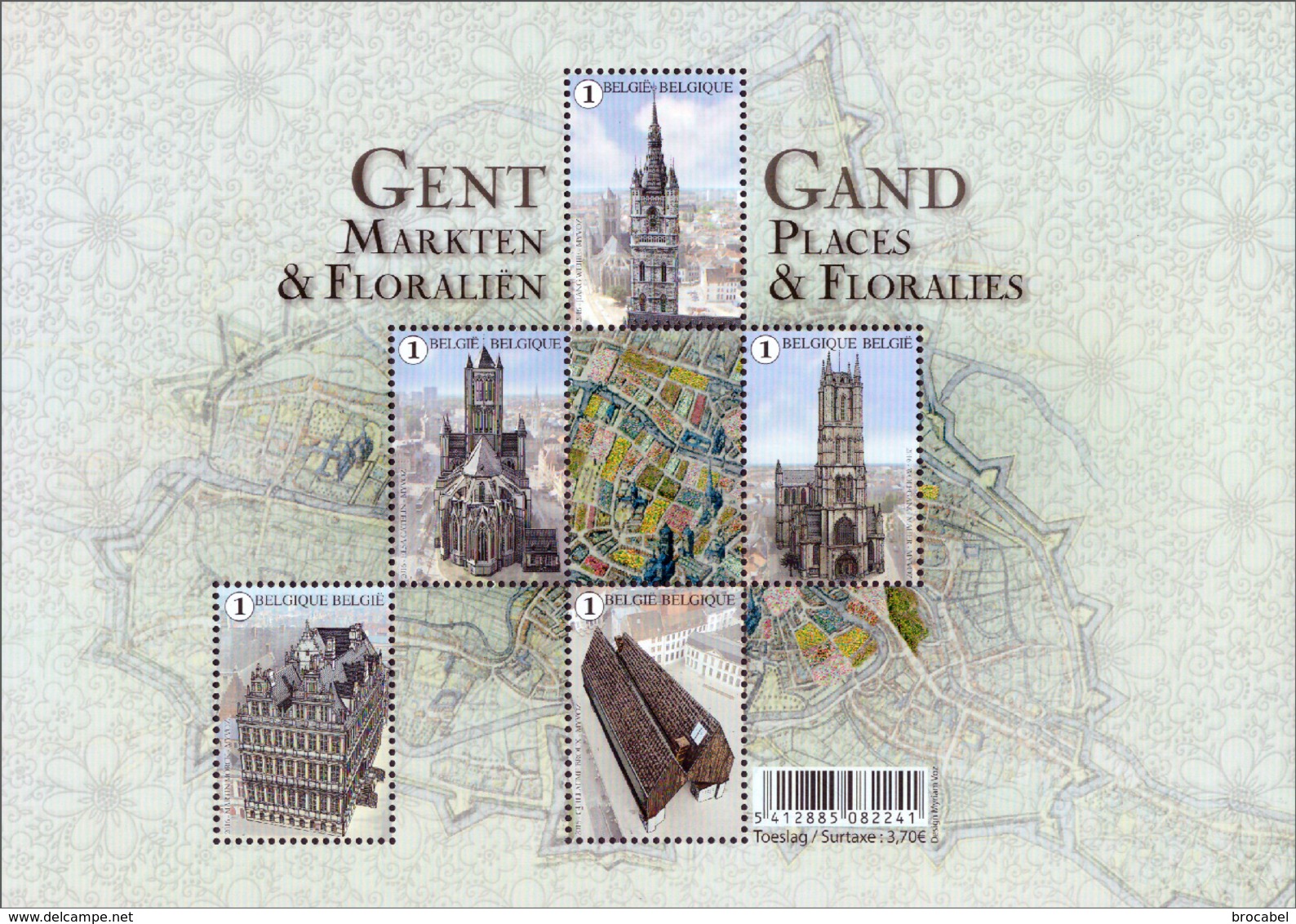 Belgium BL 234** Gand, Places Et Floralies  Année 2016  2 - 1961-2001