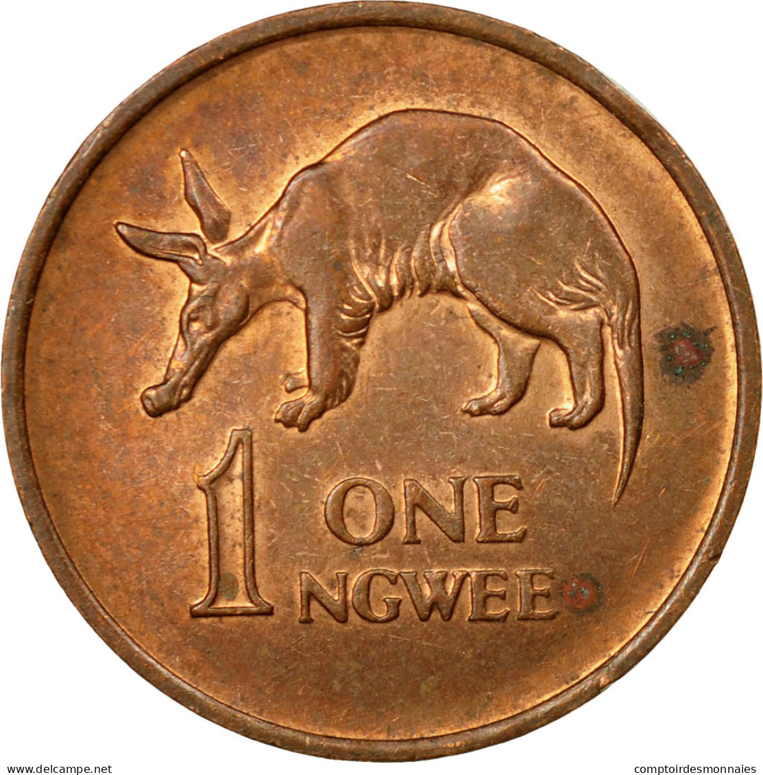 Monnaie, Zambie, Ngwee, 1968, British Royal Mint, TTB, Bronze, KM:9 - Zambia