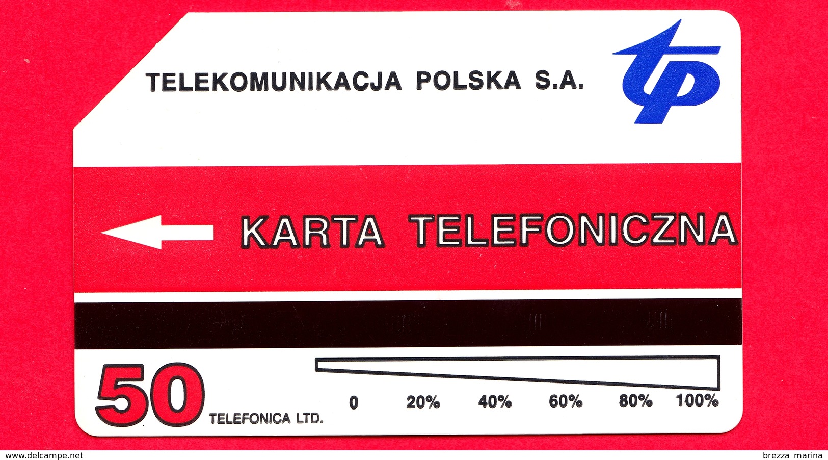 POLONIA - Scheda Telefonica - Usata - 1996 - Giochi Olimpici - Telekomunikacja Polska - Urmet - 50 - Polonia