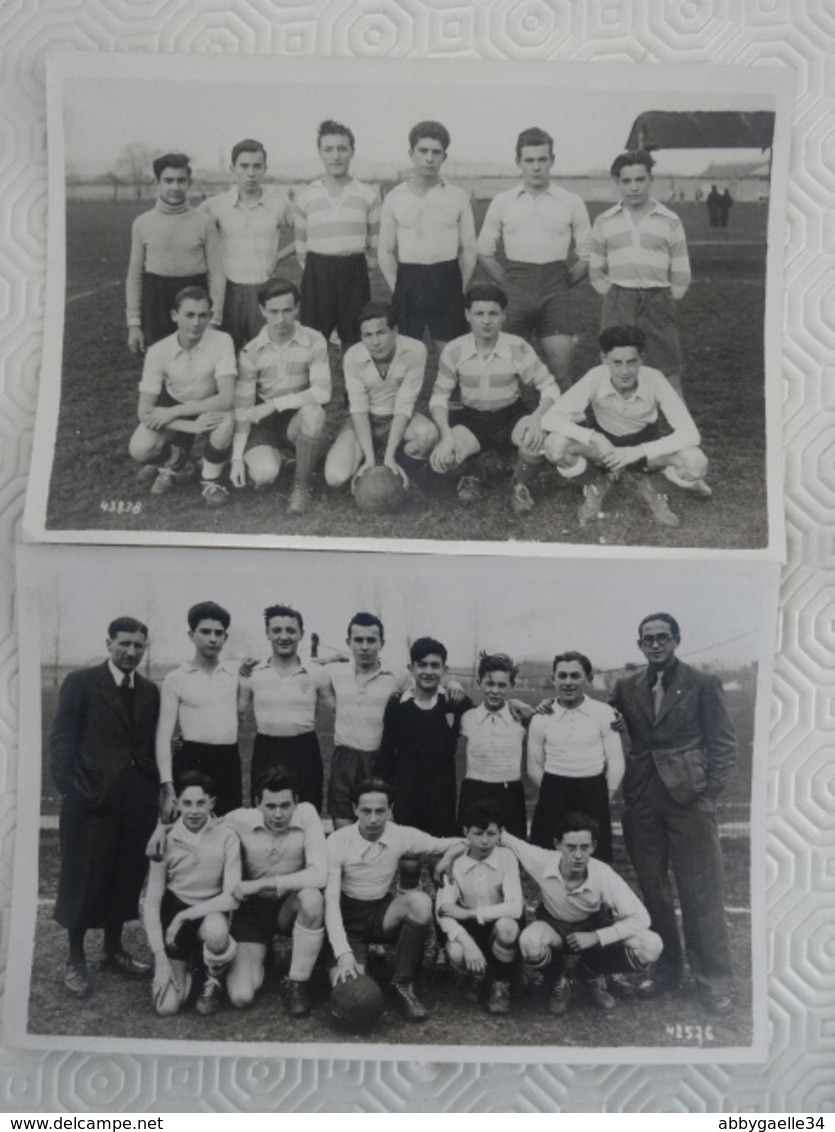 Equipes Minimes à Juniors du Racing Club de France Colombes (Hauts-de-Seine) Football 1941-45 Sport Guerre photo vintage
