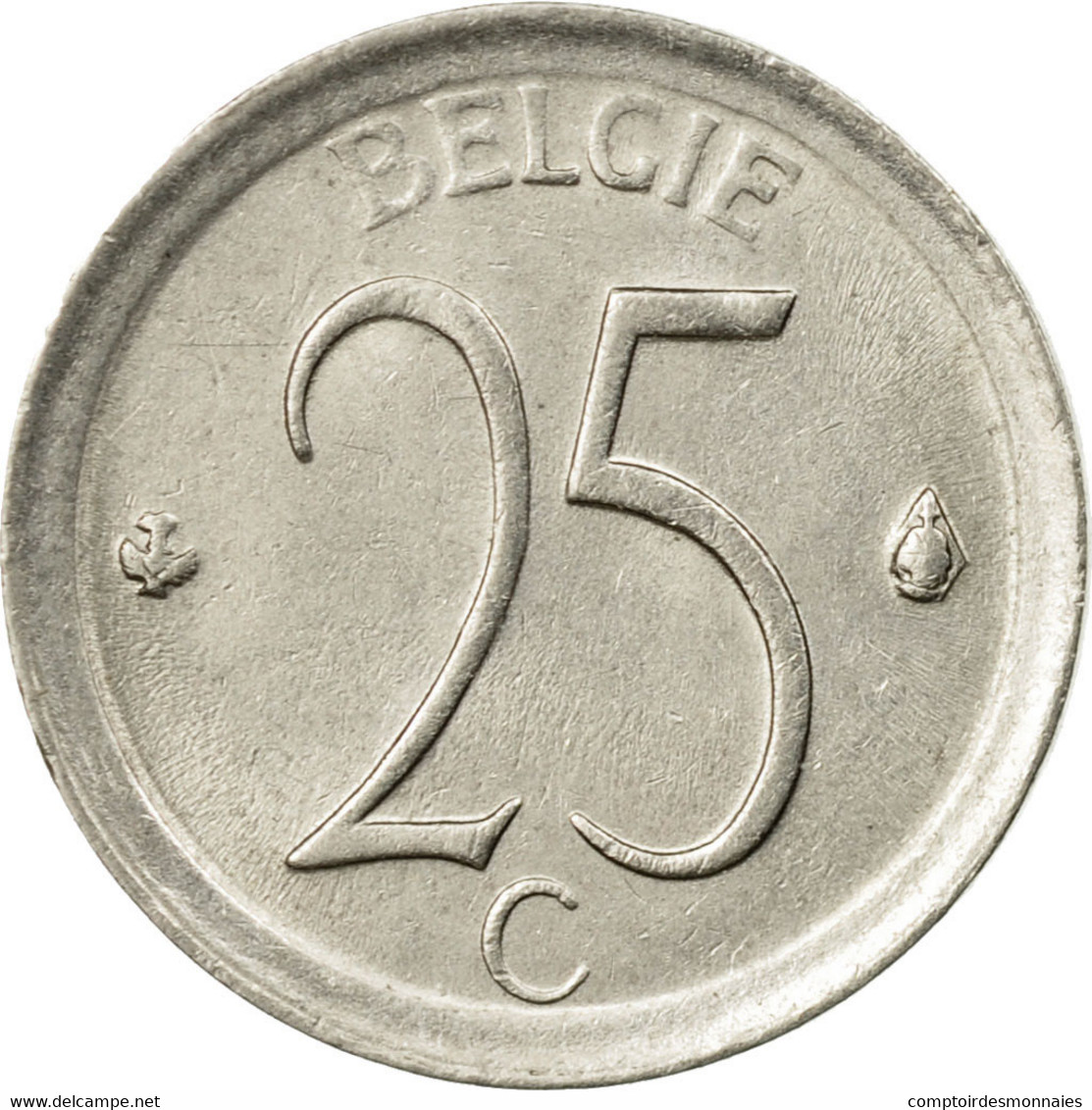 Monnaie, Belgique, 25 Centimes, 1970, Bruxelles, SUP, Copper-nickel, KM:154.1 - 25 Centimes