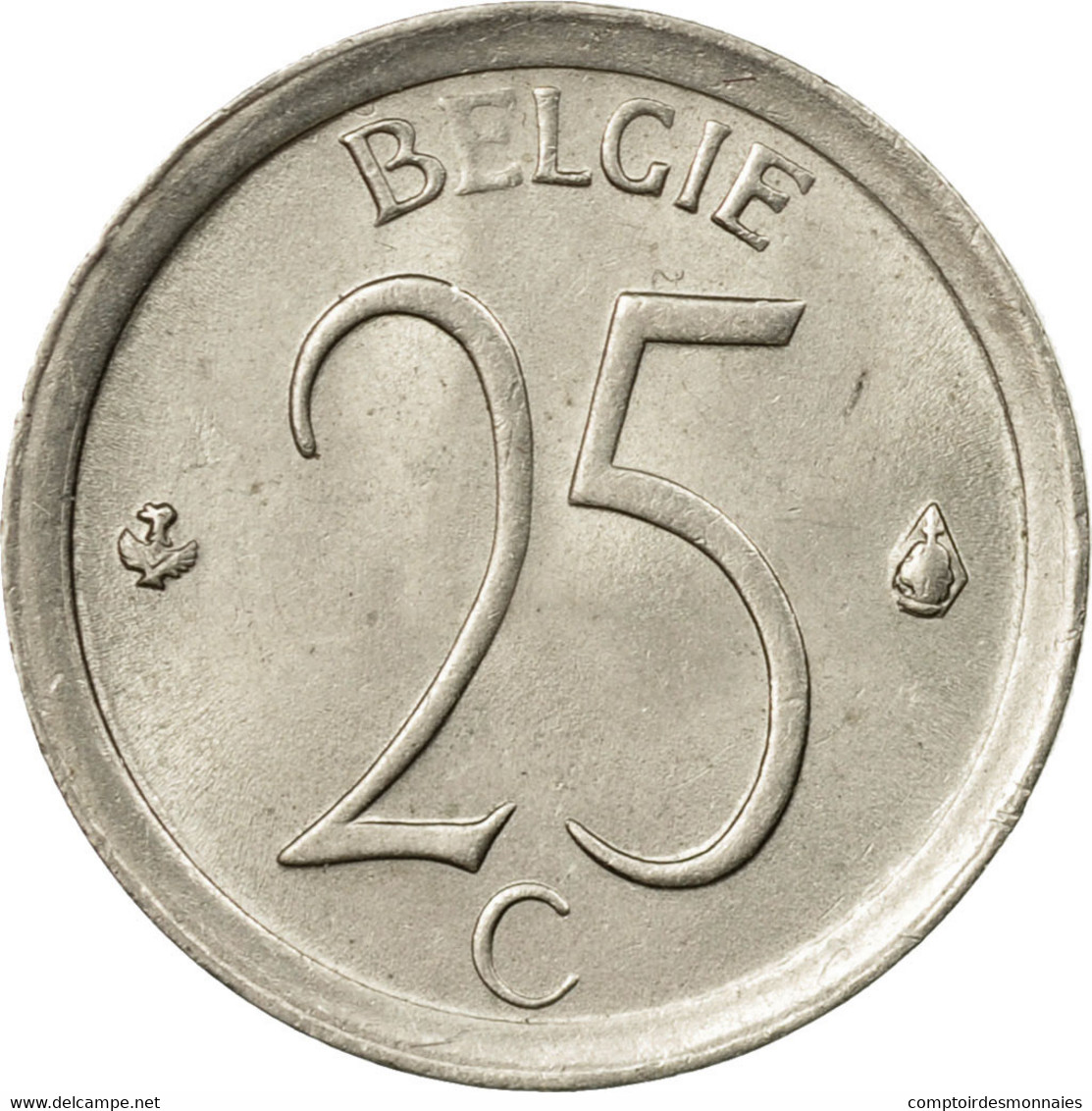 Monnaie, Belgique, 25 Centimes, 1972, Bruxelles, SUP, Copper-nickel, KM:154.1 - 25 Centimes