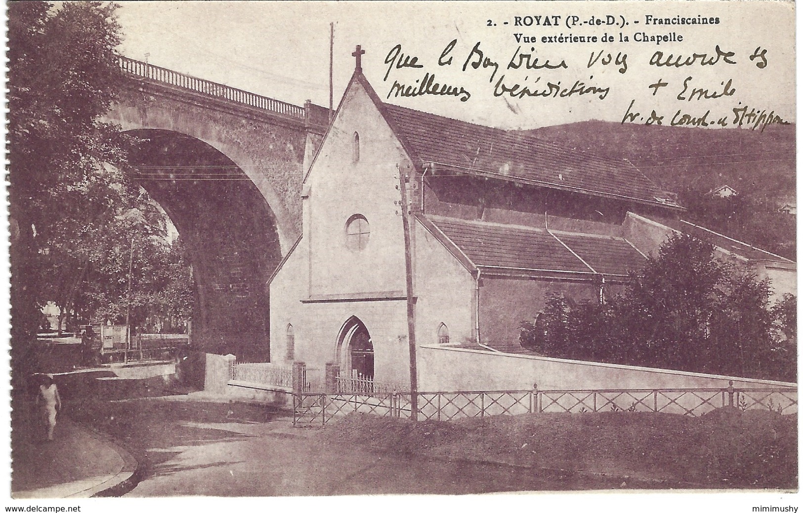 63 - Royat - Franciscains - Vue Extérieure De La Chapelle - Viaduc - Royat