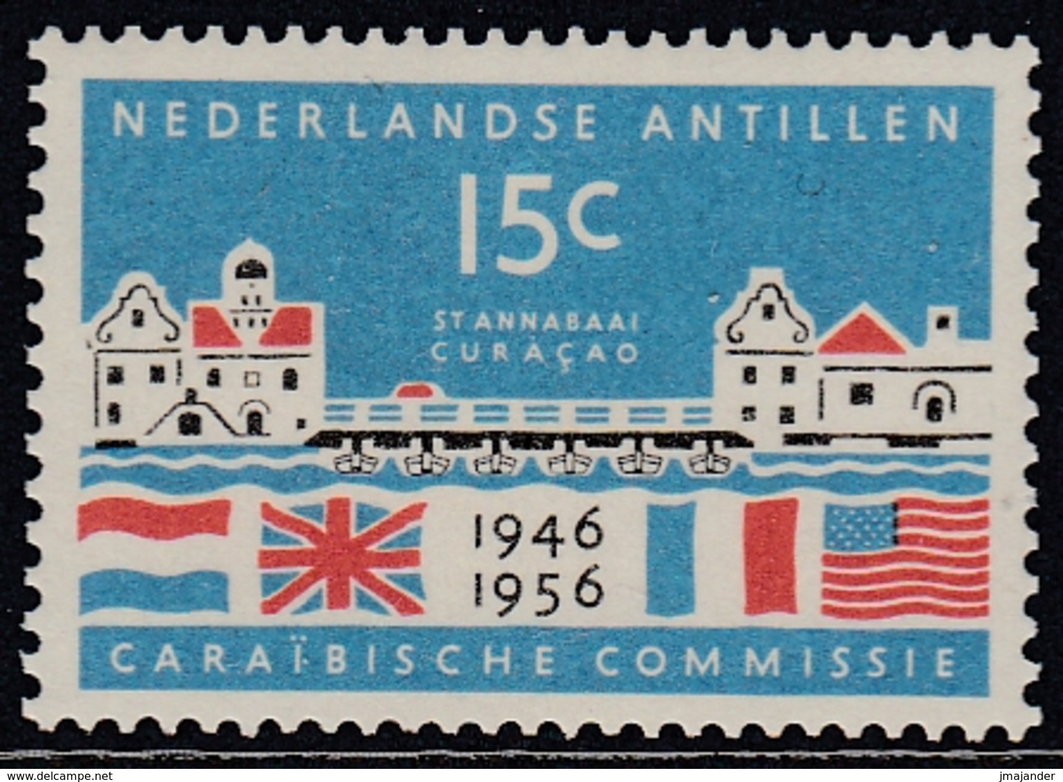 Netherlands Antilles 1956 - The 10th Anniversary Of Caribbean Commission - Mi 52 ** MNH - Niederländische Antillen, Curaçao, Aruba