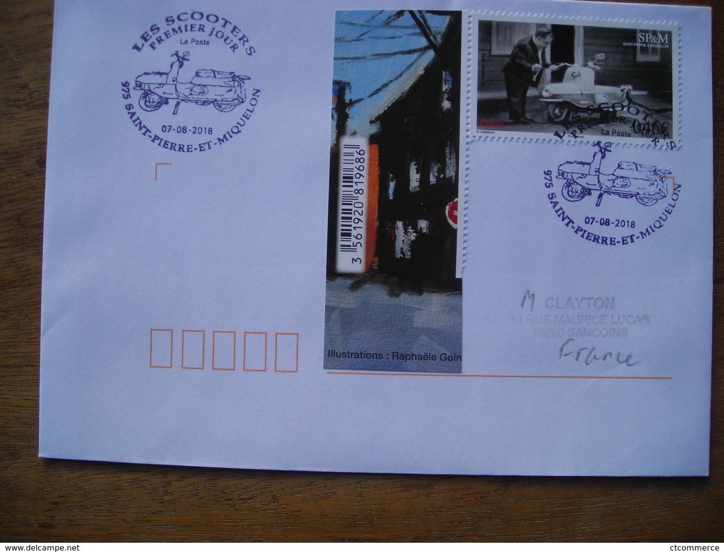 St Pierre & Miquelon, FDC Les Scooters Cezeta - FDC