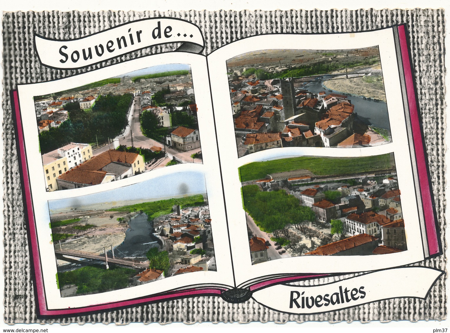 RIVESALTES - Souvenir De... Livre Ouvert - Rivesaltes