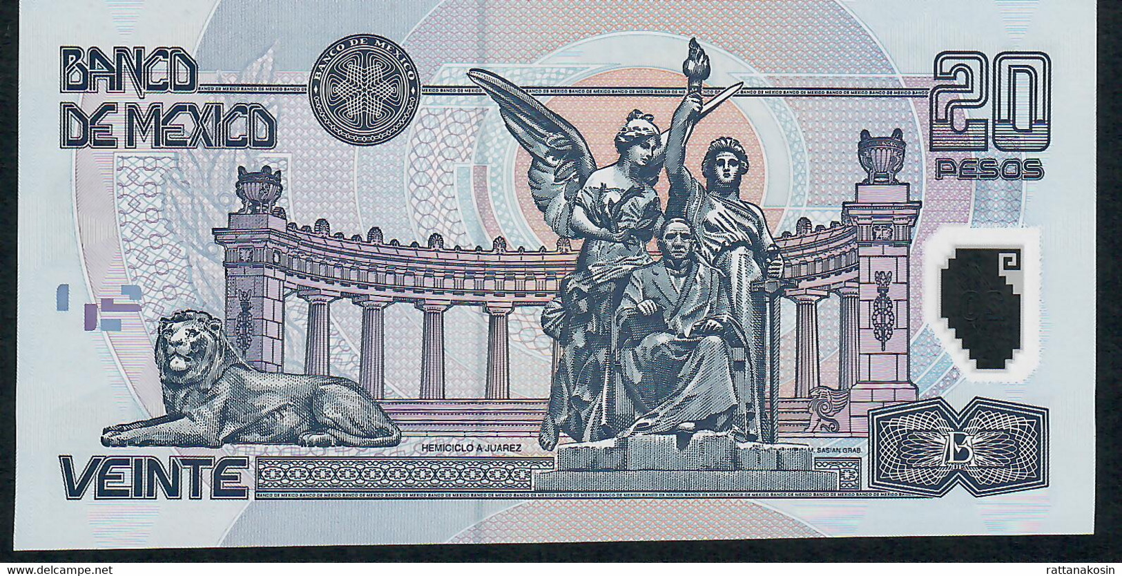 MEXICO  P116f   20 PESOS  29.3.2006  Serie Y UNC. - Mexique