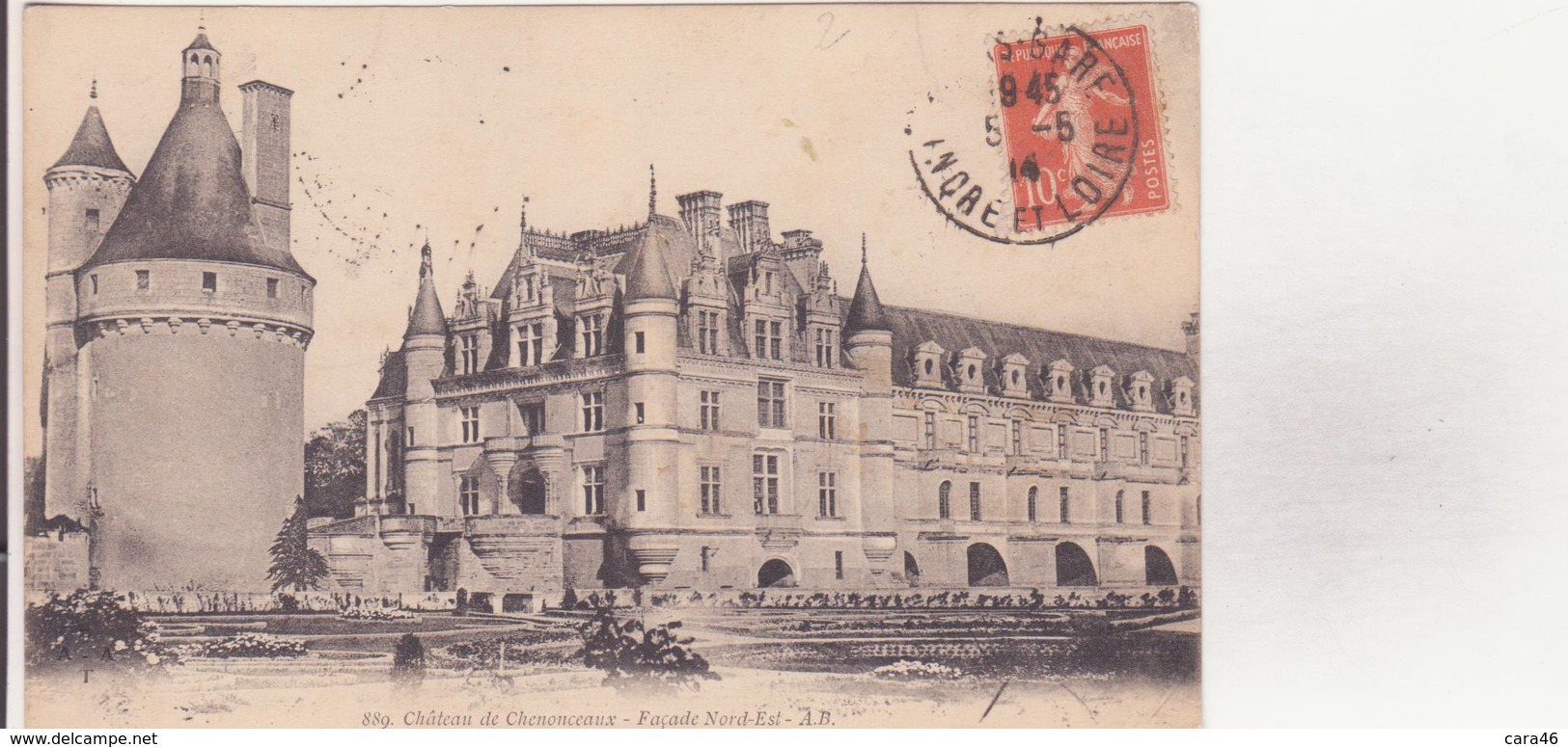 CPA - 889. Château De CHENONCEAUX Façade Nord Est - Chenonceaux