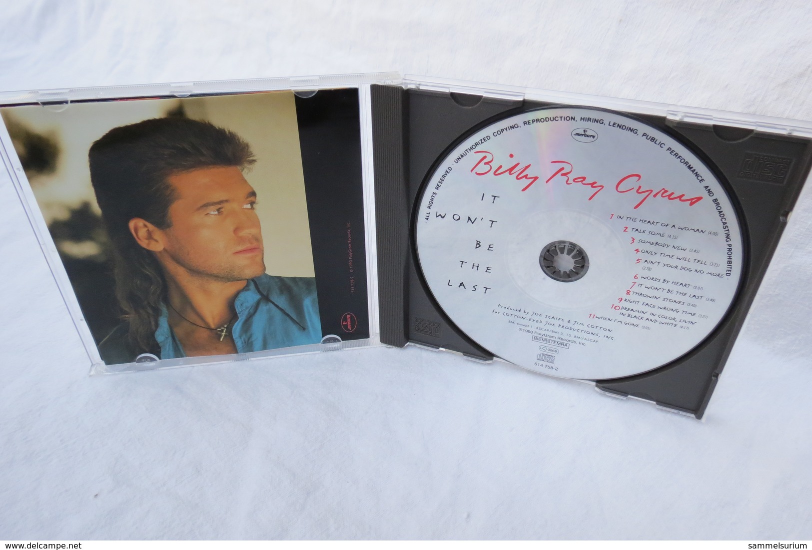 CD "Billy Ray Cyrus" It Won't Be The Last - Country & Folk