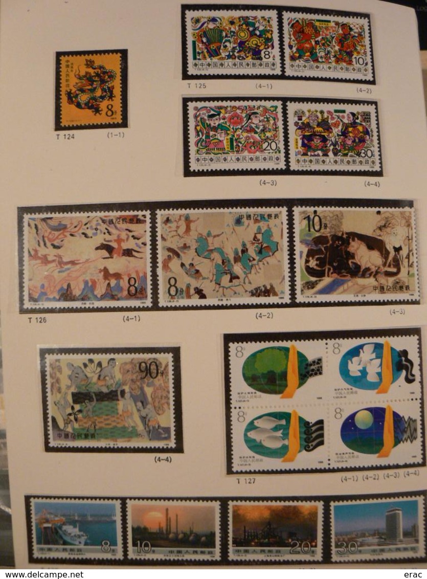 Chine - Collection de timbres neufs et oblitérés - Toutes périodes