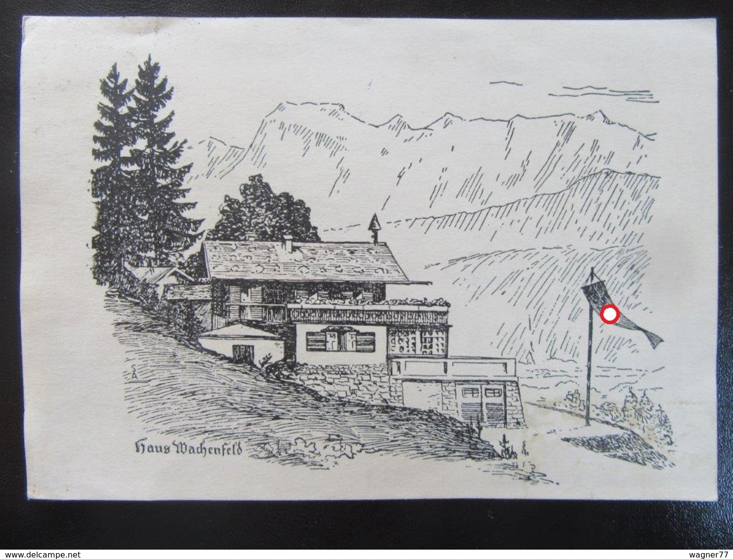 Postkarte Haus Wachenfeld Obersalzberg Berchtesgaden - Briefe U. Dokumente