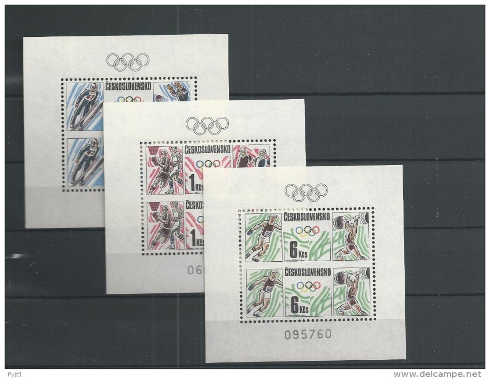 1988 MNH  Ceskoslovensko, Block 74-6 - Blokken & Velletjes