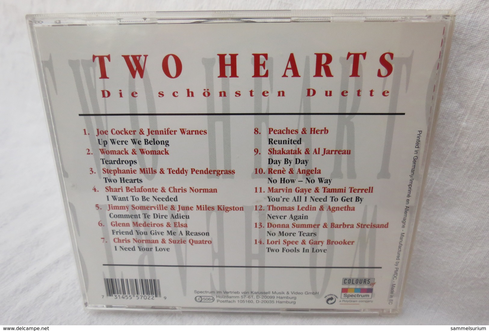 CD "Two Hearts" Die Schönsten Duette - Sonstige & Ohne Zuordnung