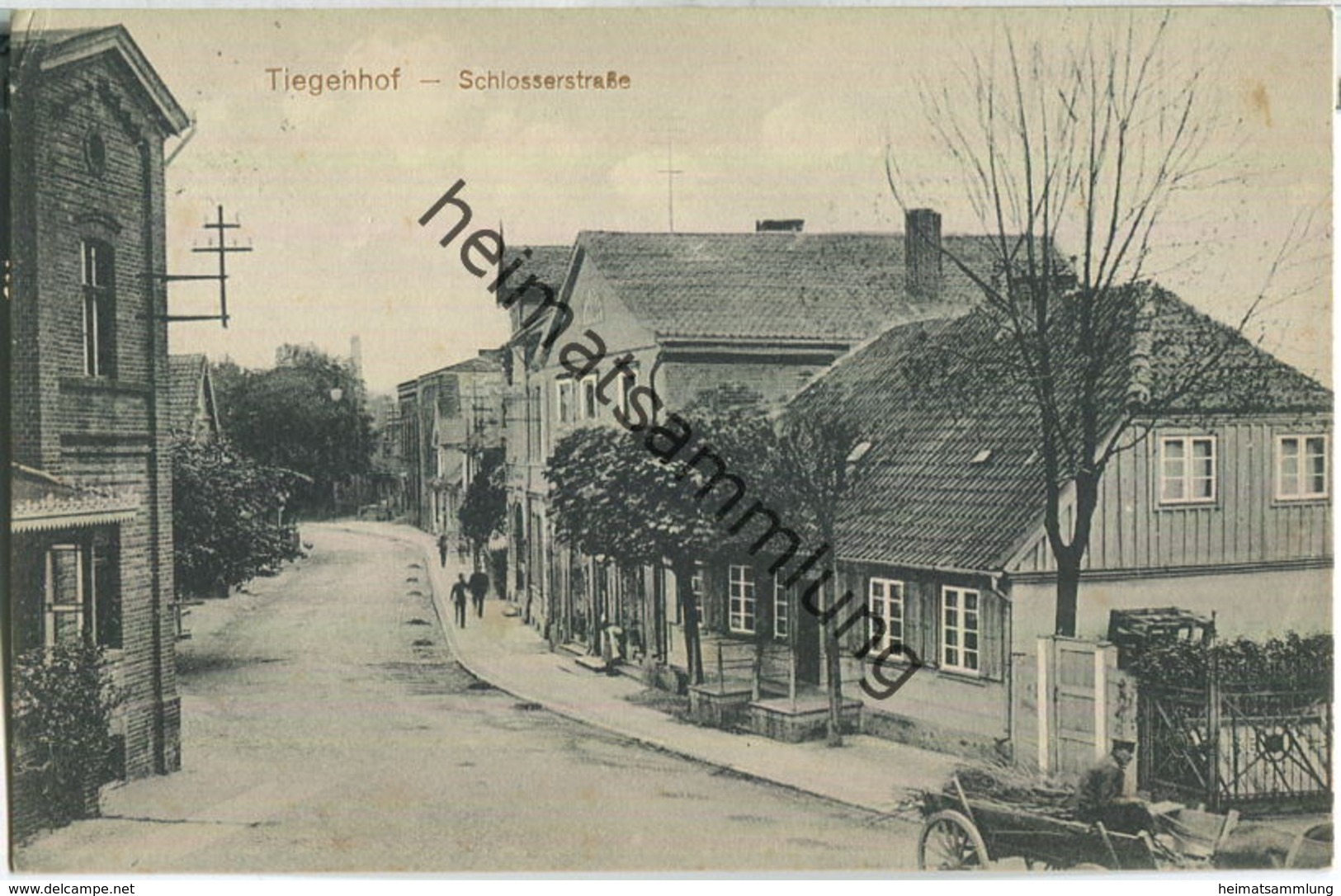 Nowy Dwor Gdanski - Tiegenhof - Schlosserstrasse - Verlag Leop. Zehrun Tiegenhof - Westpreussen