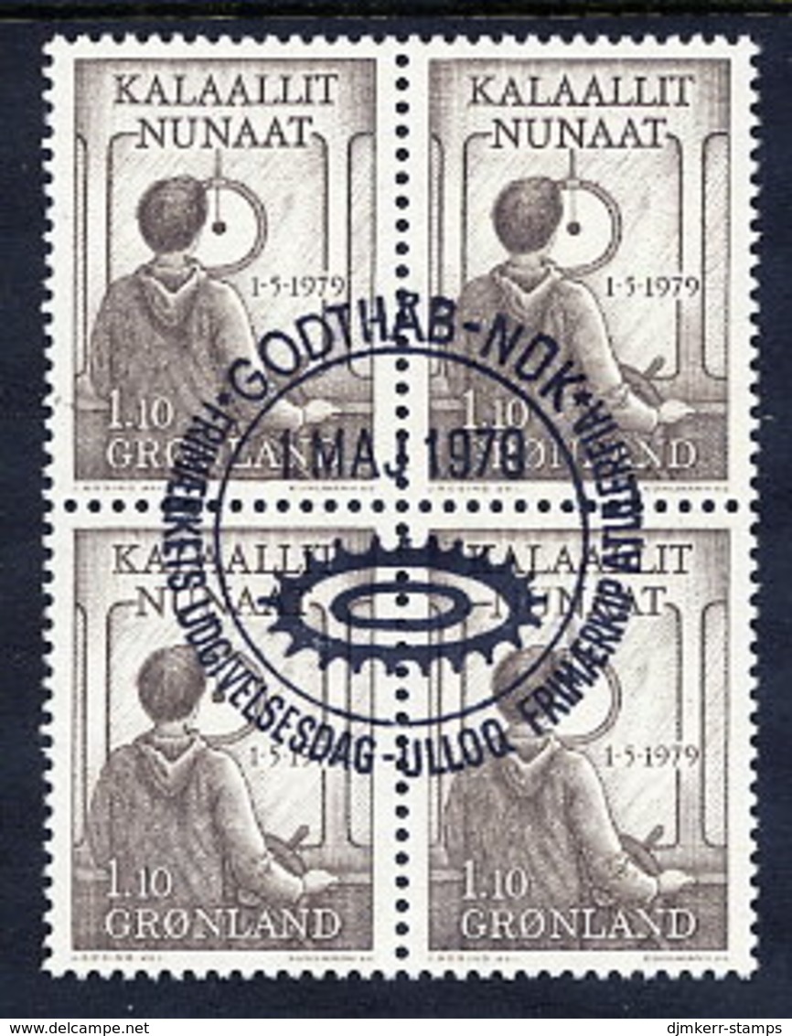 GREENLAND 1979 Internal Autonomy In Used  Block Of 4.  Michel 115 - Oblitérés