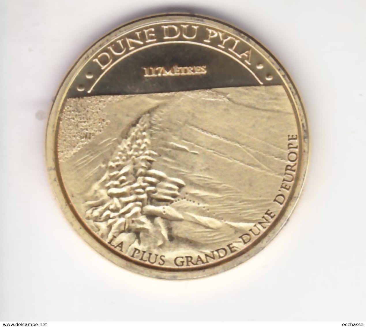 Jeton Médaille Souvenirs Et Patrimoine Dune Du Pyla Aquitaine - Autres & Non Classés