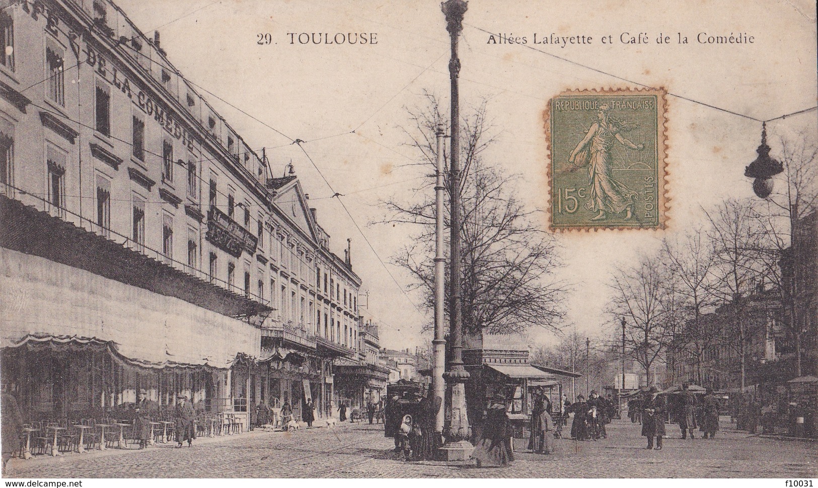 TOULOUSE  Allées Lafayette Et Café De La Comédie - Toulouse