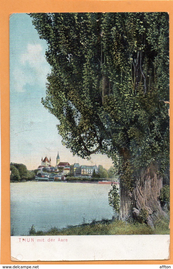 Thun Switzerland 1909 Postcard - Other & Unclassified