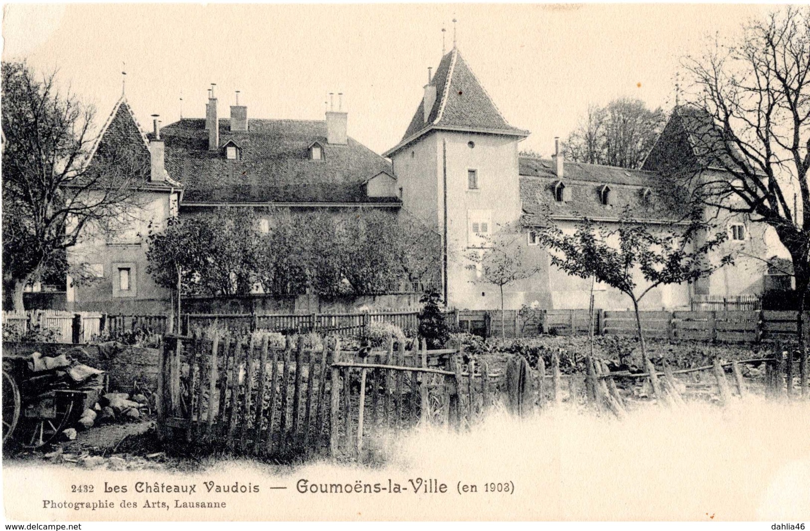 Cpa Suisse - GOUMOËNS LA VILLE En 1908 - Les Châteaux Vaudois - Goumoëns