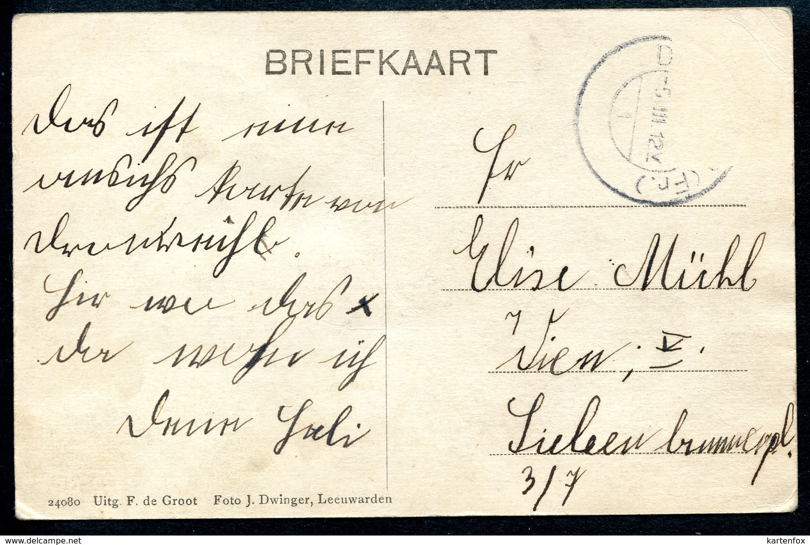 Dronrijp, Dronryp, 5.3.1912, Tramweg, Waadhoeke, Kinder - Sonstige & Ohne Zuordnung