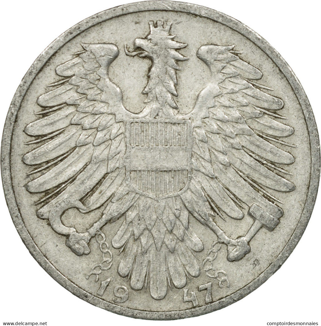 Monnaie, Autriche, Schilling, 1947, TTB, Aluminium, KM:2871 - Autriche