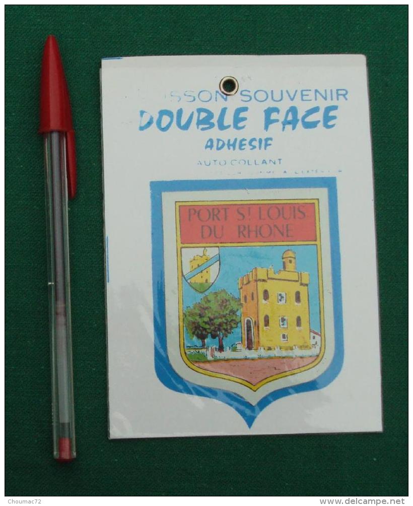 Autocollant 088, Ecusson Blason Double-face Adhésif Soven, Port St Louis Du Rhone - Stickers