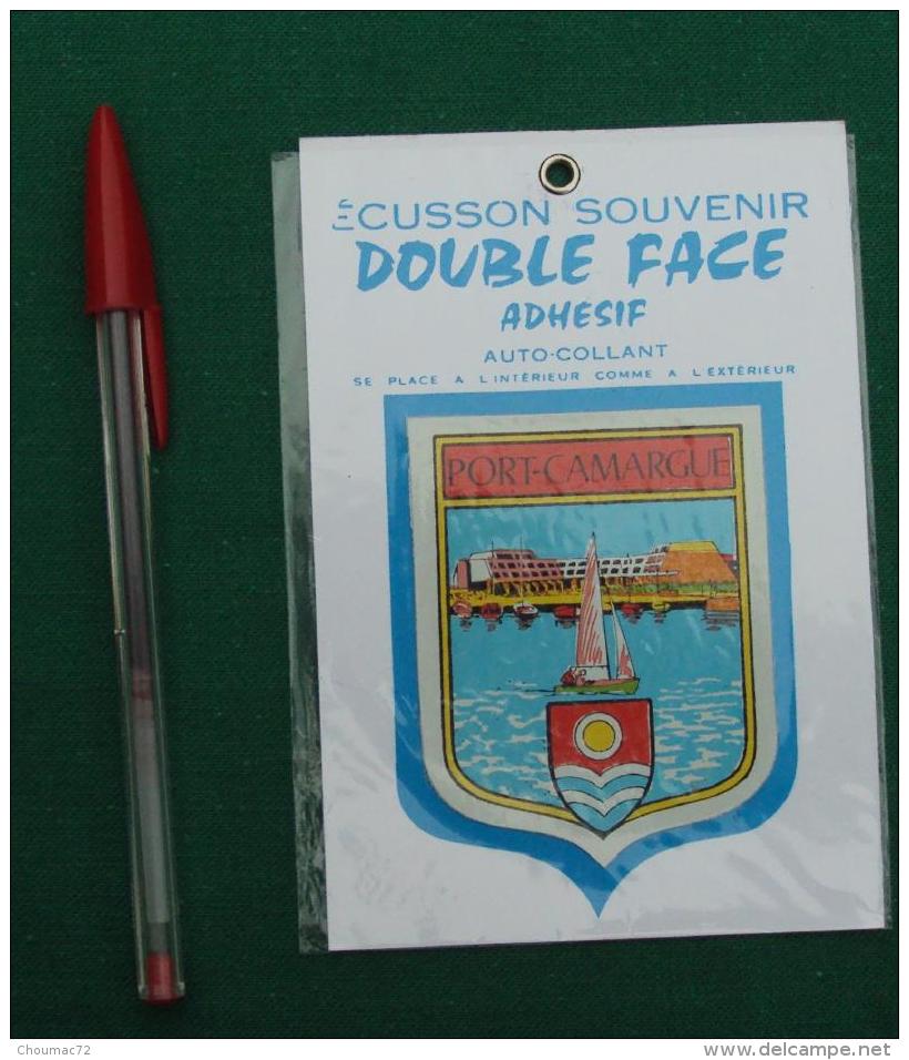 Autocollant 089, Ecusson Blason Double-face Adhésif Soven, Port Camargue - Autocollants