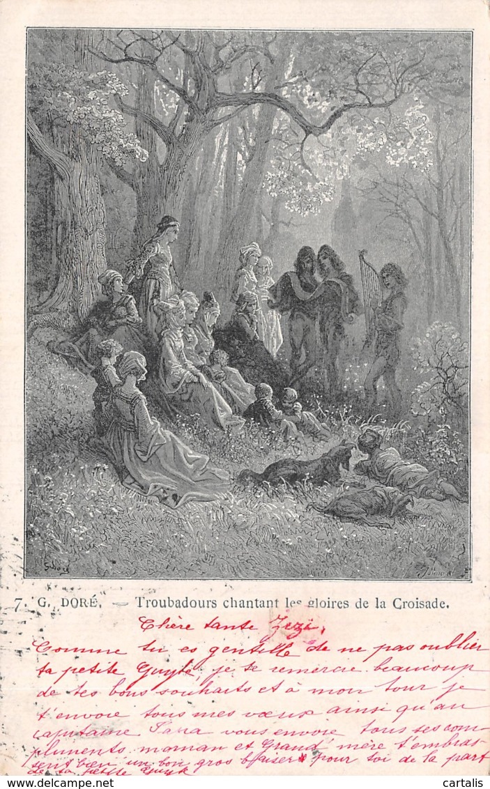 TH-TROUBADOURS CHANTANT LES GLOIRES DE LA CROISADE-N°C-4308-E/0061 - Non Classés