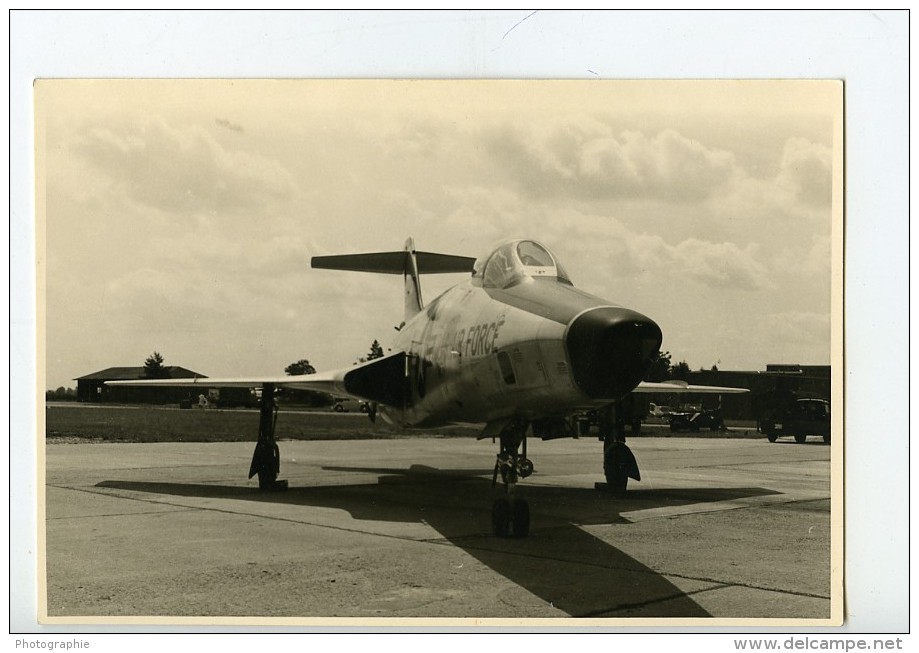 USA Aviation Militaire Avion De Chasse? US Air Force Ancienne Photo 1960 - Aviation