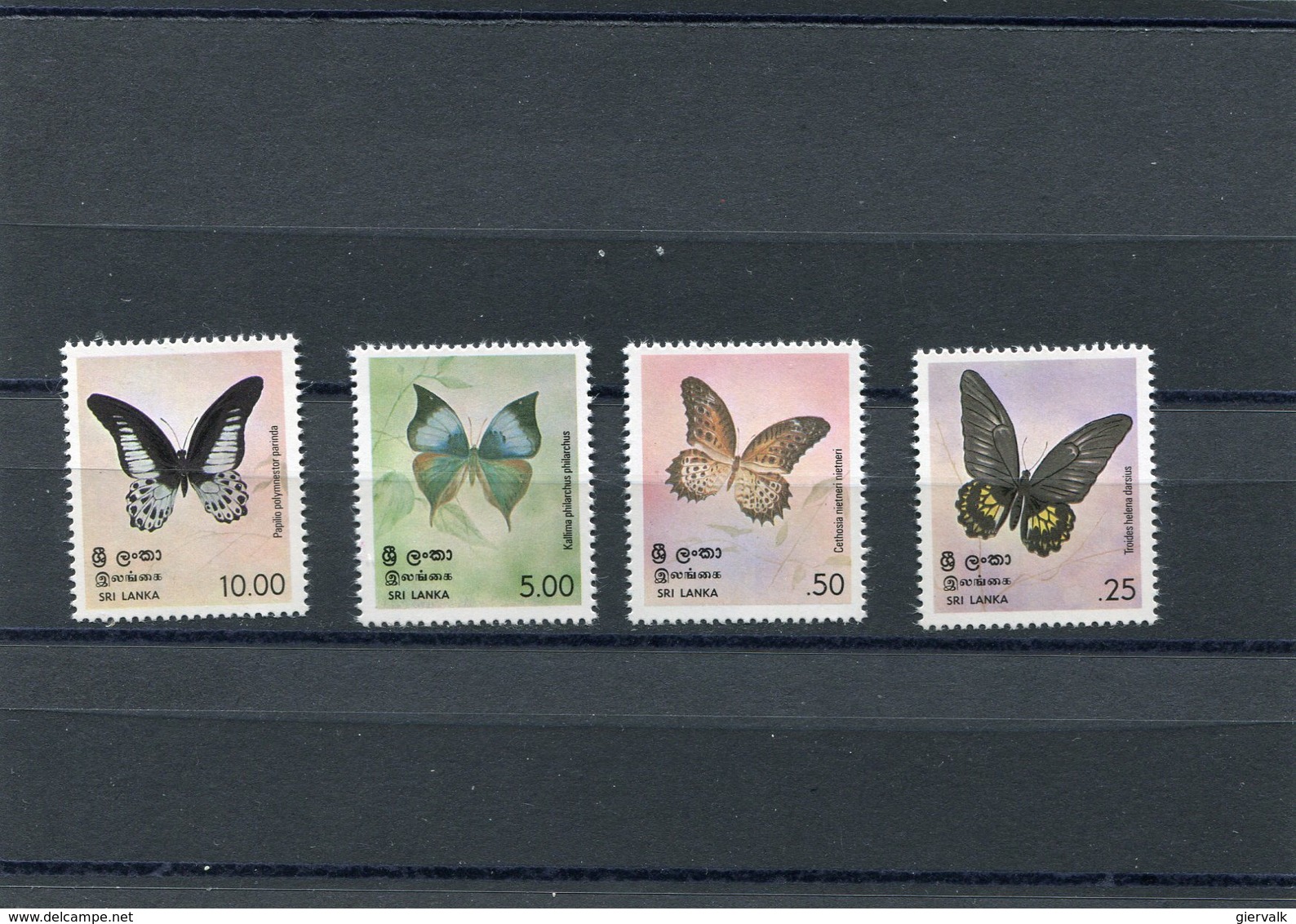 SRI LANKA 1978 BUTTERFLIES.MNH. - Sri Lanka (Ceylon) (1948-...)