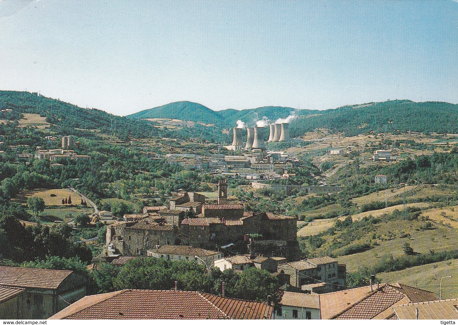 MONTECERBOLI PANORAMA  NON VIAGGIATA - Pisa