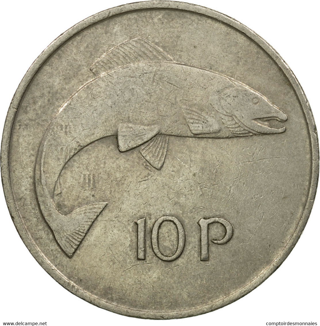 Monnaie, IRELAND REPUBLIC, 10 Pence, 1974, TTB, Copper-nickel, KM:23 - Hongrie