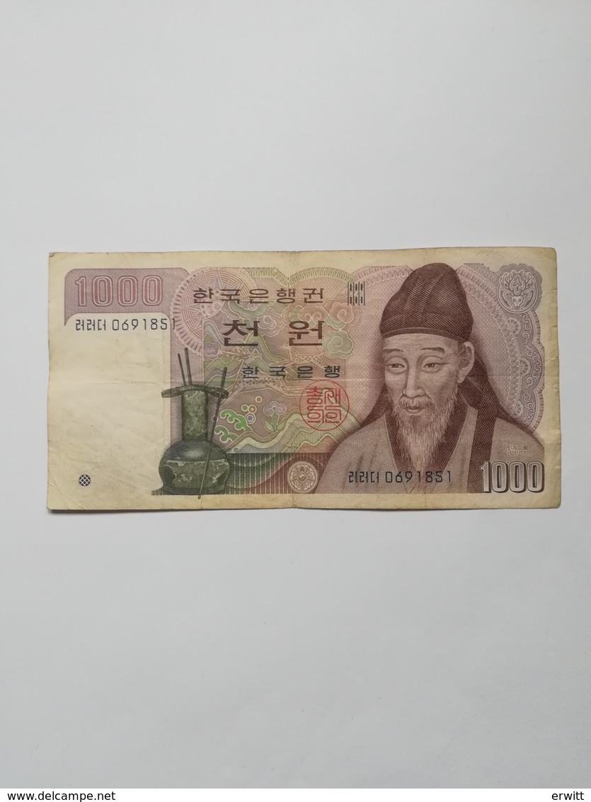 COREA DEL SUD 1000 WON - Corea Del Sud