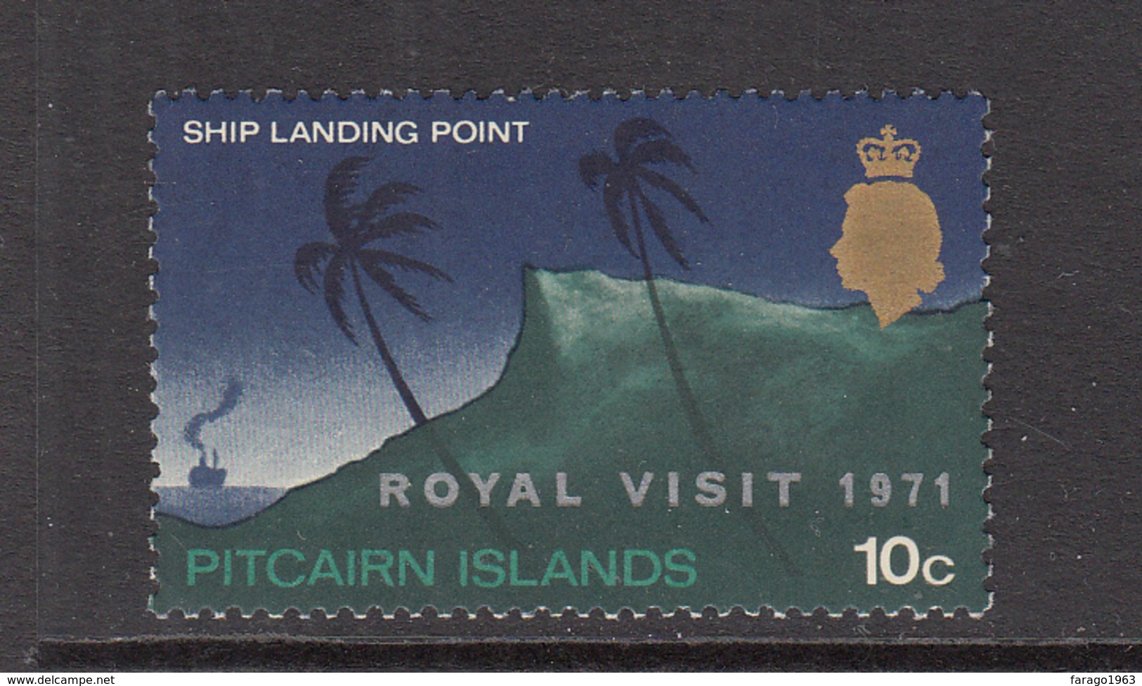 1971 Pitcairn Royal Visit Complete Set Of 1 MNH Never Hinged (Guaranteed) - Pitcairneilanden
