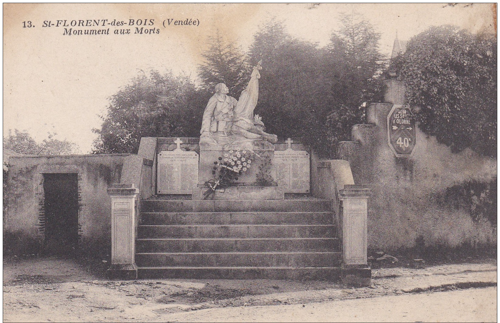 D22 - 85 - Saint-Florent-des-Bois - Vendée - Monument Aux Morts - Jehly-Poupin N° 13 - Saint Florent Des Bois