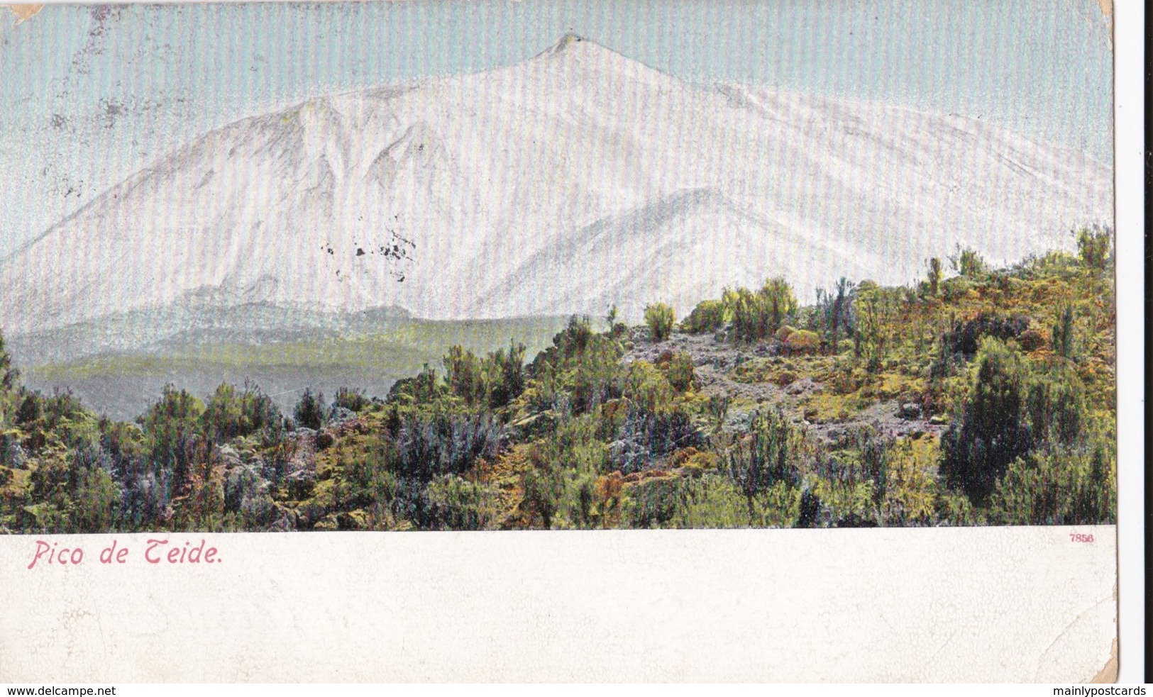 AP12 Pico De Teide - 1908 Postcard - Tenerife