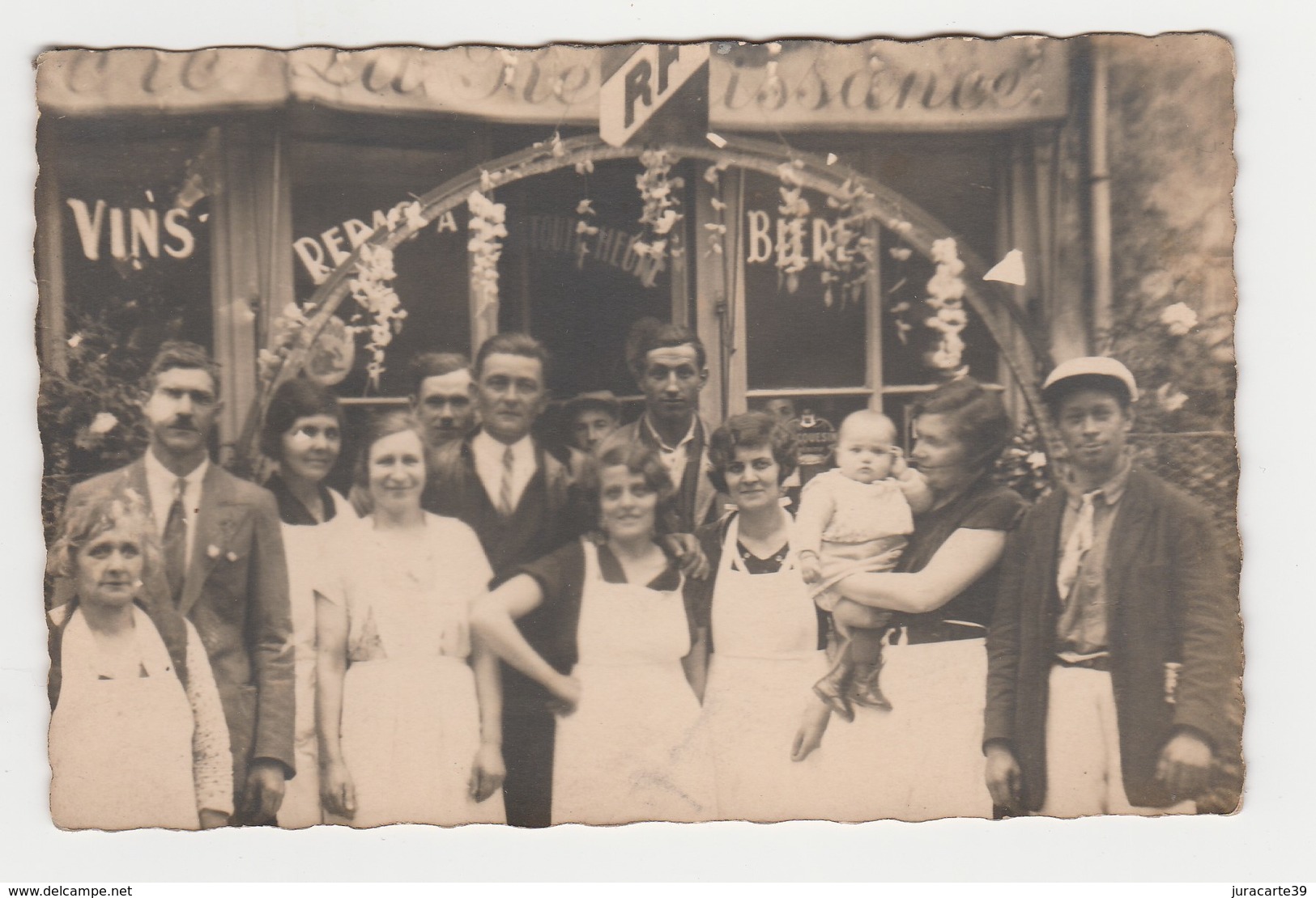 Café.Bière De La Renaissance.Carte Photo Non Située. - Cafés