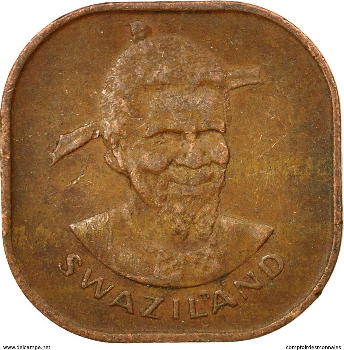Monnaie, Swaziland, Sobhuza II, 2 Cents, 1979, British Royal Mint, TB+, Bronze - Swaziland