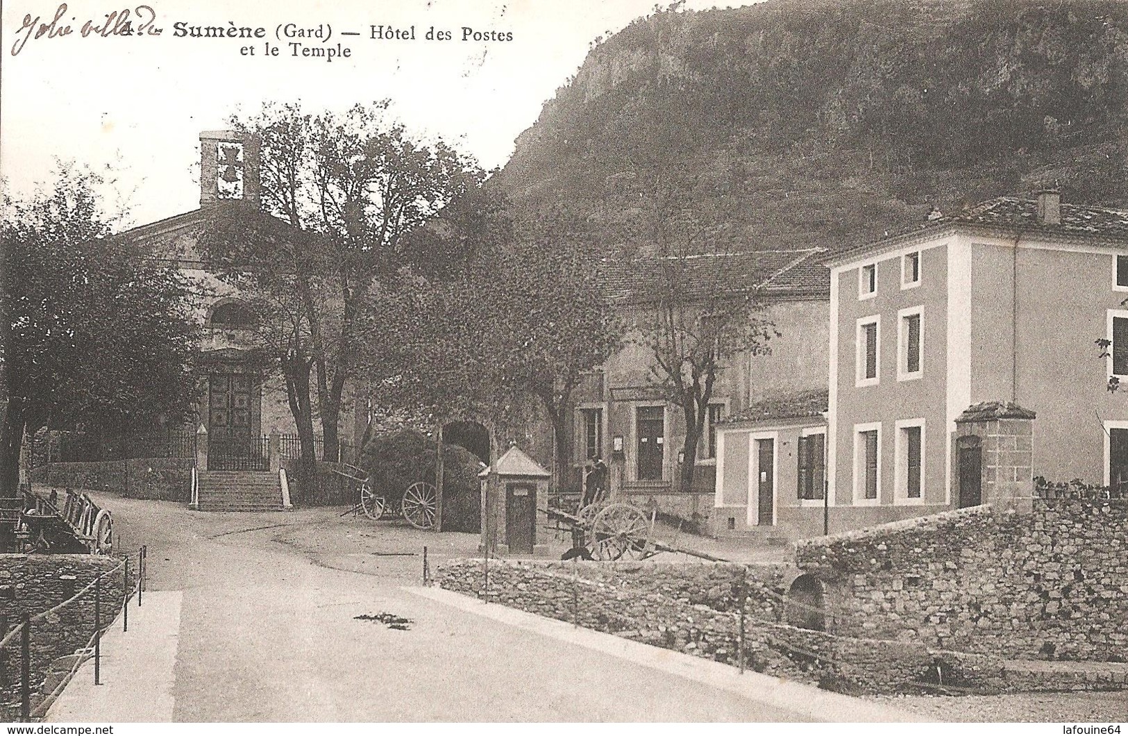 SUMENE -  Hôtel Des Postes Et Temple Protestant - Sumène