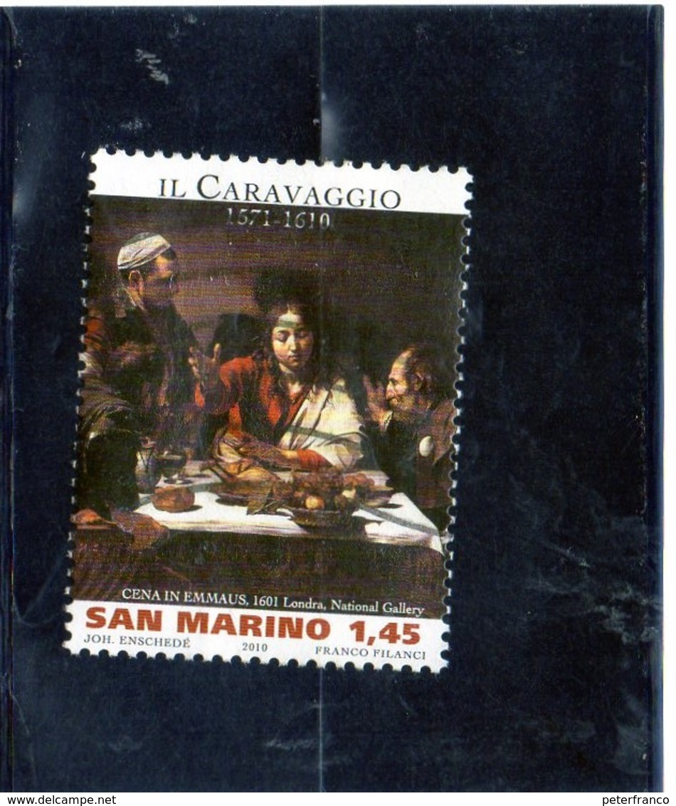 2011 San Marino - Dipinto Di Caravaggio - Oblitérés