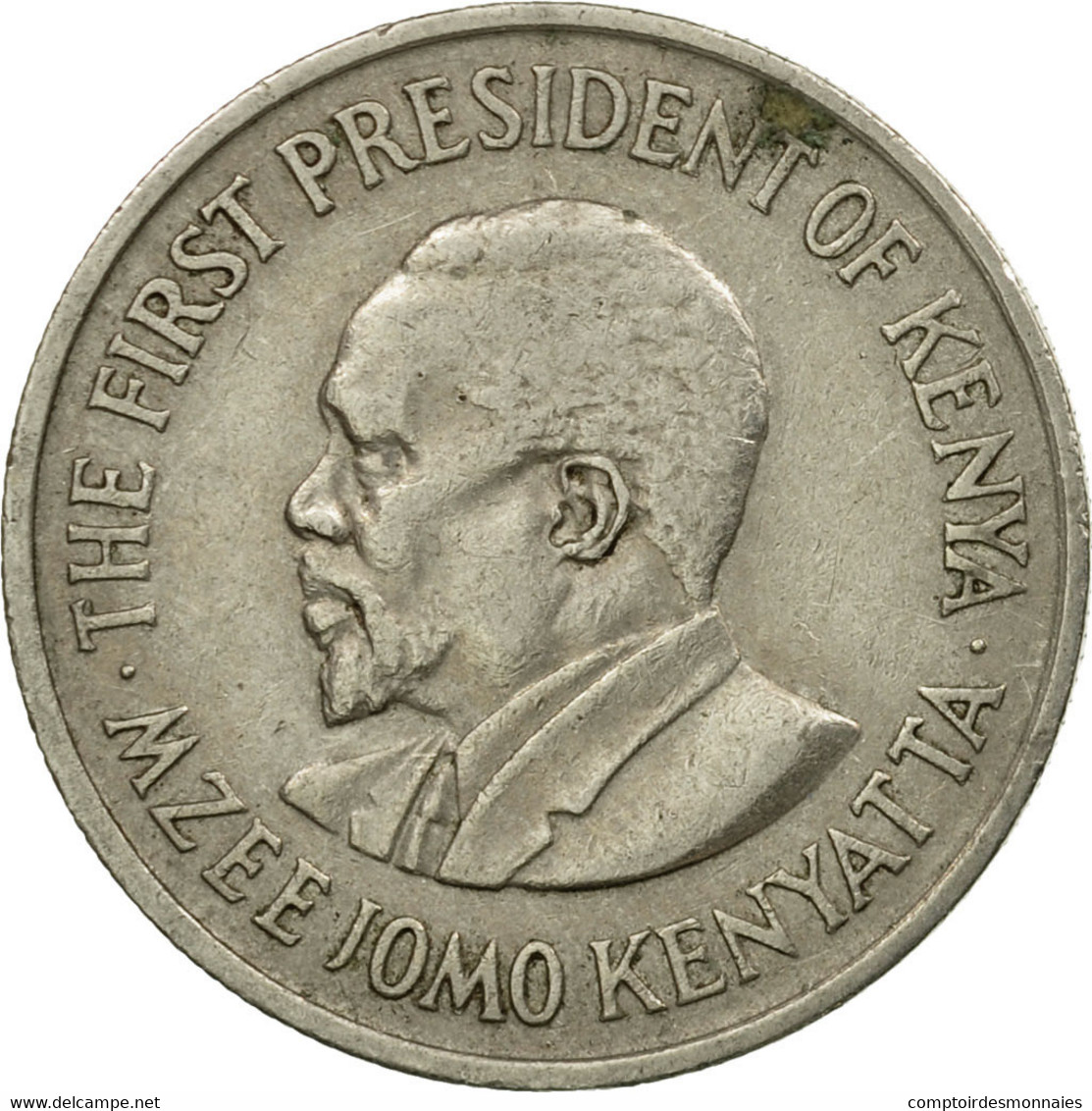 Monnaie, Kenya, 50 Cents, 1971, TTB, Copper-nickel, KM:13 - Kenya