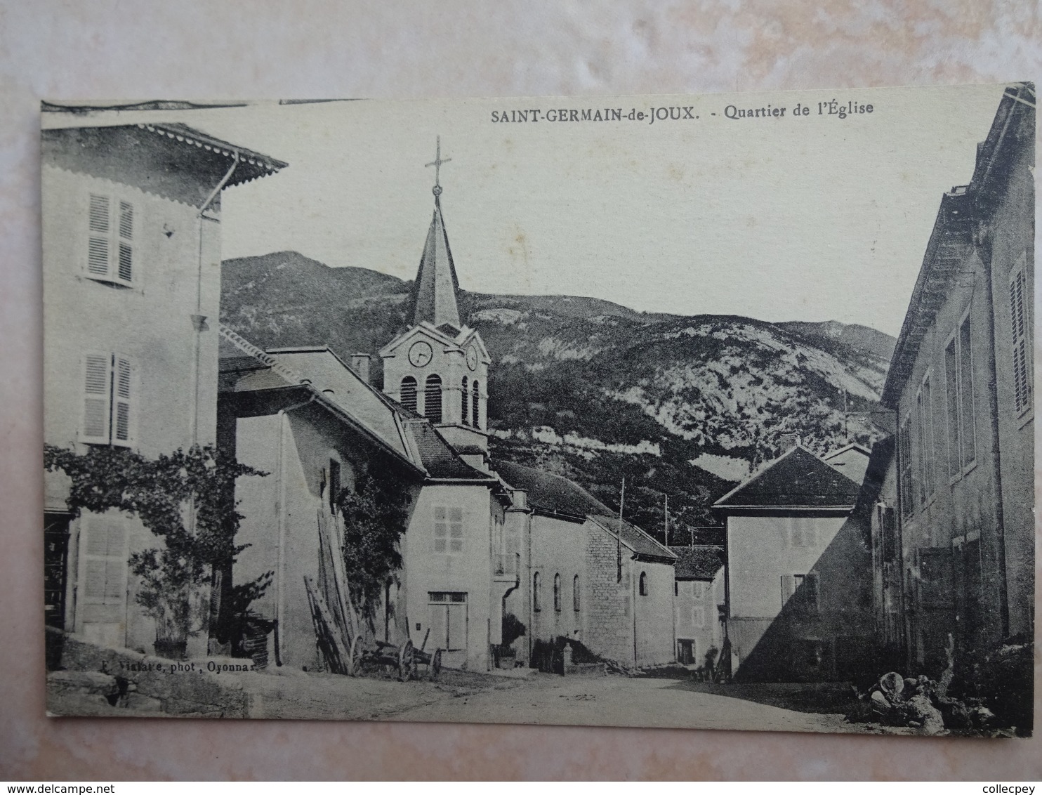 CPA 01 SAINT GERMAIN DE JOUX Quartier De L'église - Sin Clasificación