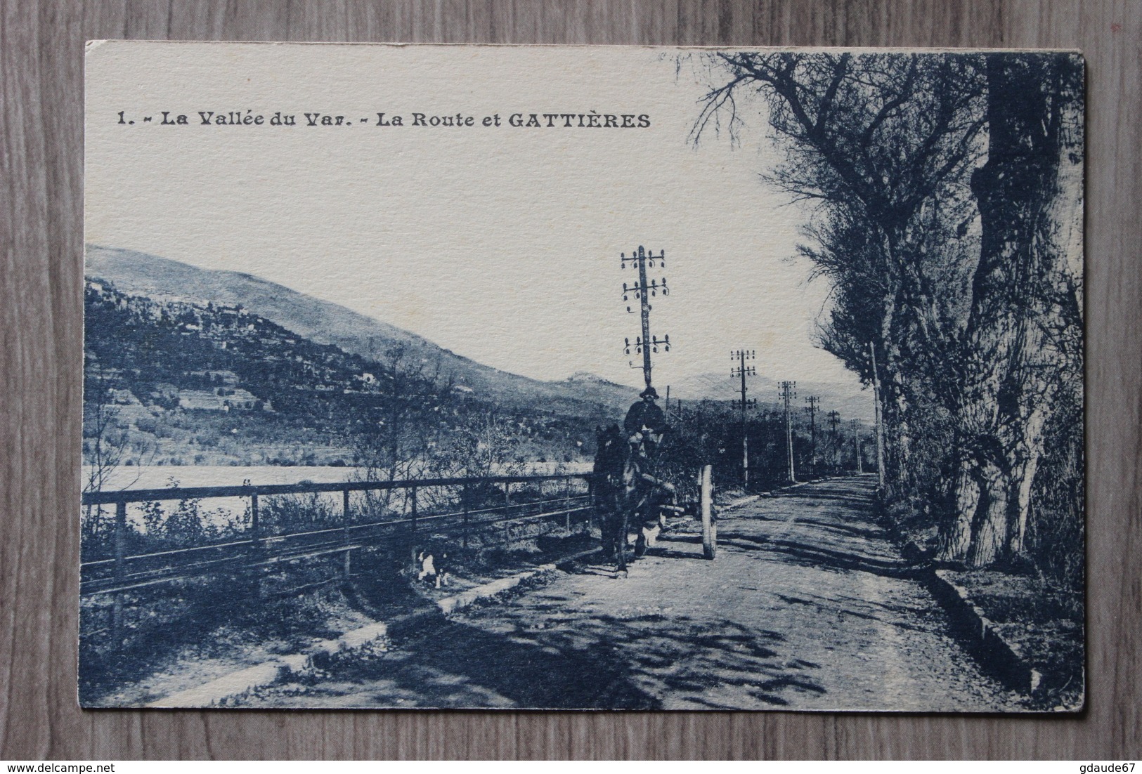 LA VALLEE DU VAR - LA ROUTE ET GATTIERES - Autres & Non Classés