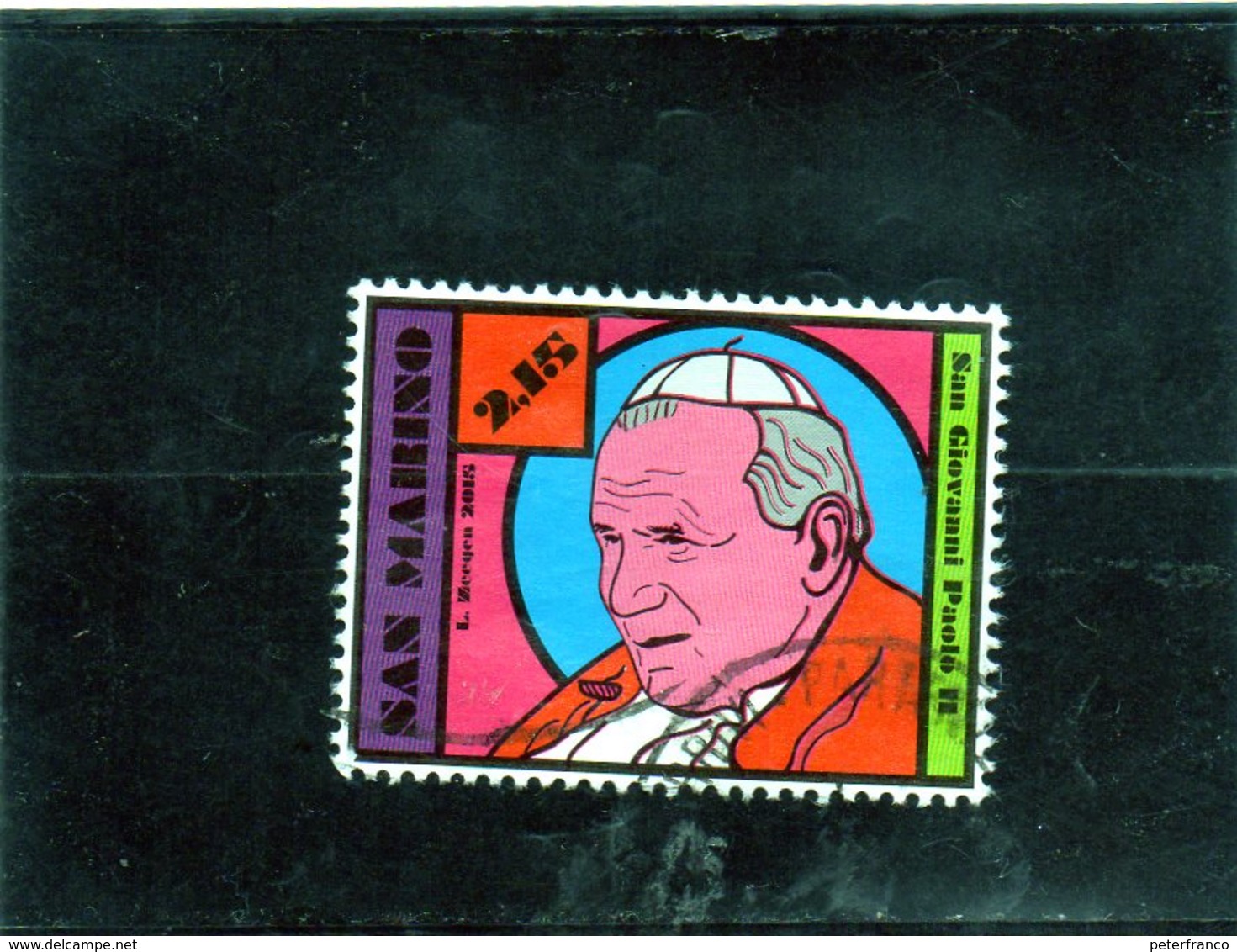 2015 San Marino - Papa San Giovanni Paolo II - Used Stamps