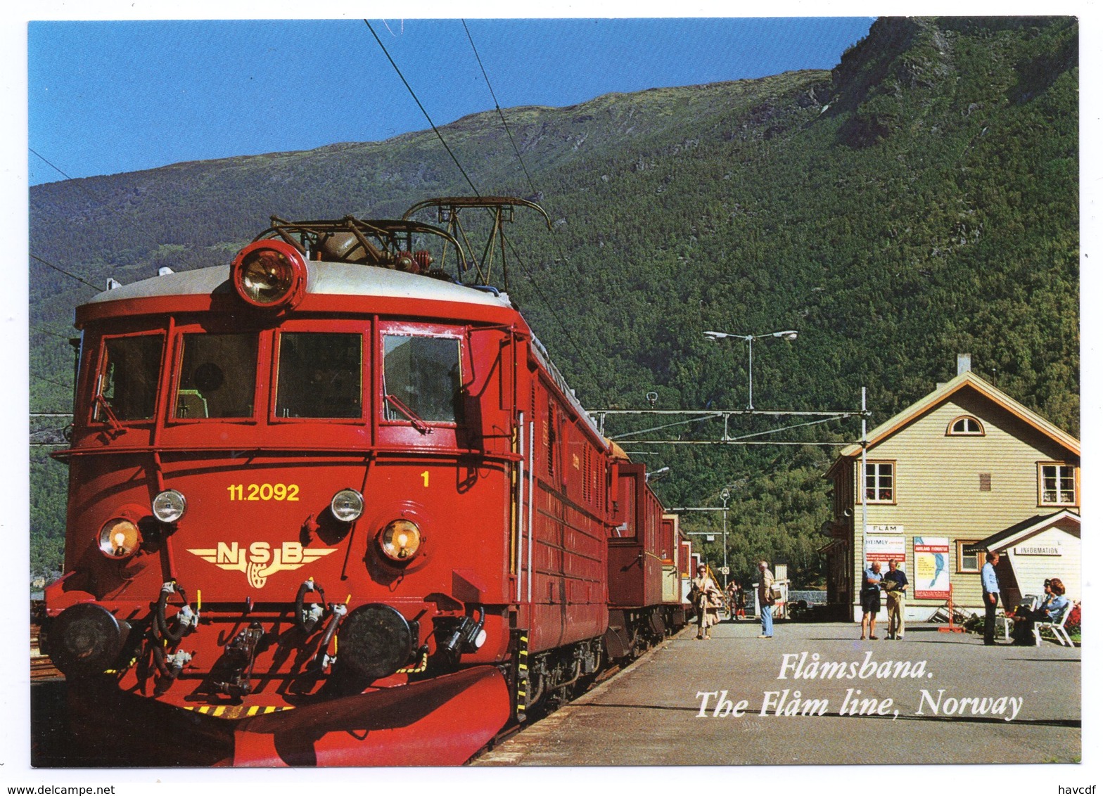 CPM - Carte Postale NORVEGIENNE - Très Belle Locomotive : NSB 11.2092 - Trains